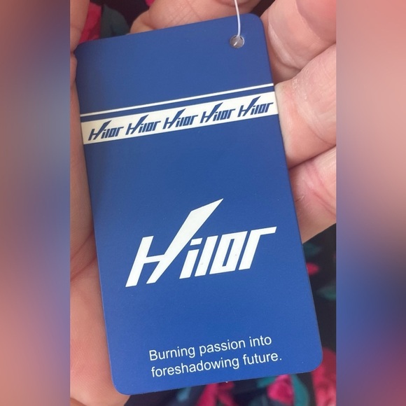 NWT Hilor Black / Pink Floral One Shoulder One Piece Swimsuit Women’s; size 14 - Picture 4 of 7